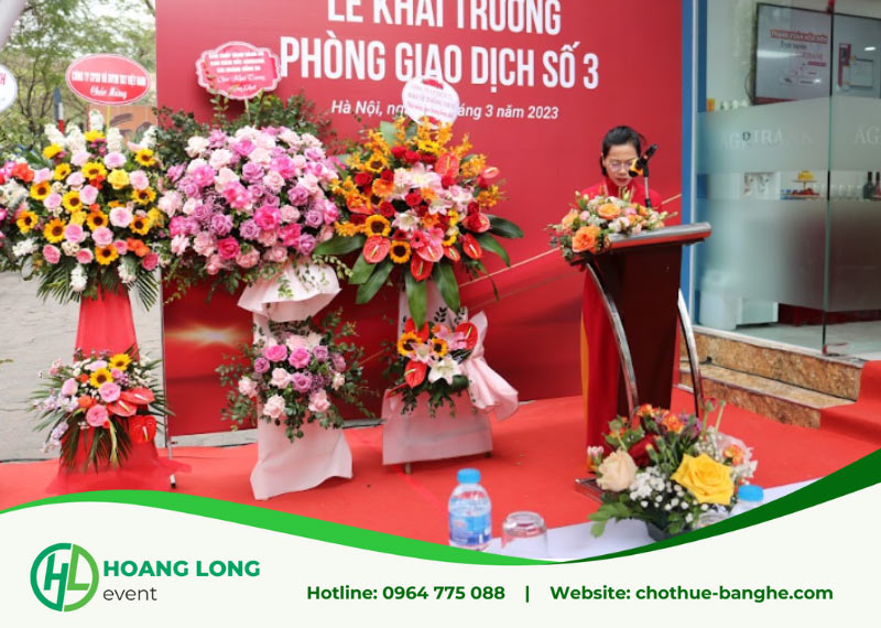 cho thuê bục phát biểu 